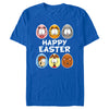 Men's Garfield Happy Easter Egg Portraits  Adult T-Shirt