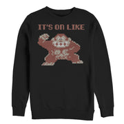 Men's Nintendo It's on Like Donkey Kong  Adult Sweatshirt