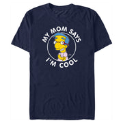 Men's The Simpsons Millhouse My Mom Says I'm Cool  Adult T-Shirt