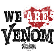 Men's Marvel Venom: Let There be Carnage We are Venom Heart  Adult T-Shirt