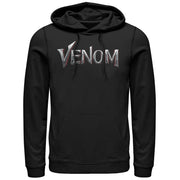 Men's Marvel Venom Film Metallic Logo  Adult Pull Over Hoodie