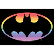 Men's Batman Rainbow Logo  Adult T-Shirt