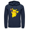 Men's Pokemon Halloween Pikachu Jack-O'-Lantern Caramel Apple  Adult Pull Over Hoodie