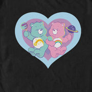 Men's Care Bears Wish Bear and Cheer Bear  Adult T-Shirt