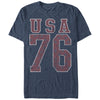 Men's Lost Gods Fourth of July  USA Number 76  Adult T-Shirt