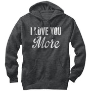 Men's Lost Gods I Love You More  Adult Pull Over Hoodie