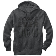 Women's CHIN UP Never Give Up  Adult Pull Over Hoodie