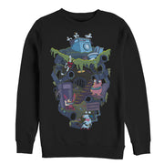 Men's Aaahh!!! Real Monsters Underground Lair  Adult Sweatshirt