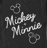 Men's Mickey & Friends Retro Signatures  Adult T-Shirt