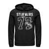 Men's Star Wars X-Wing & Tie Fighter Battle 77  Adult Pull Over Hoodie