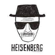 Men's Breaking Bad Heisenberg Sketch  Adult T-Shirt