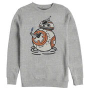 Men's Star Wars: The Rise of Skywalker BB-8 Lighter  Adult Sweatshirt