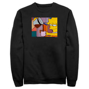 Men's The Simpsons Lisa Needs COFFEE, Sleepy Eyes Wake Up  Adult Sweatshirt