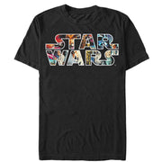 Men's Star Wars Classic Poster Logo  Adult T-Shirt