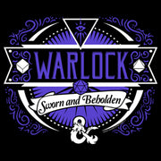 Men's Dungeons & Dragons Warlock Sworn and Beholden  Adult T-Shirt