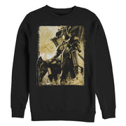 Men's Marvel Black Panther Throne  Adult Sweatshirt