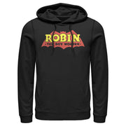 Men's Batman Logo Robin Boy Wonder  Adult Pull Over Hoodie