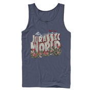 Men's Jurassic World Greetings From Paradise  Adult Tank Top