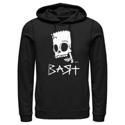 Men's The Simpsons Skeleton Bart  Adult Pull Over Hoodie