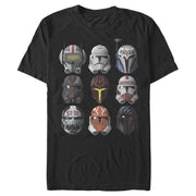 Men's Star Wars: The Clone Wars Helmet Choice  Adult T-Shirt