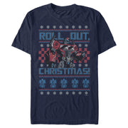 Men's Transformers Optimus Prime Roll Out Ugly Xmas  Adult T-Shirt