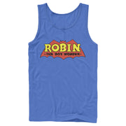 Men's Batman Logo Robin Boy Wonder  Adult Tank Top