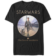 Men's Star Wars The Force Awakens Rey and BB-8 Adventure  Adult T-Shirt