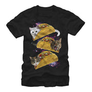 Men's Lost Gods Taco Cats in Space  Adult T-Shirt