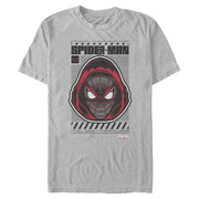 Men's Marvel Spider-Man: Miles Morales Hooded Hero  Adult T-Shirt