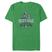 Men's Star Wars: The Mandalorian Grogu and Din Djarin Best Dad No. 1 in Galaxy  Adult T-Shirt