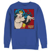 Men's Justice League Retro Pop Art Portrait  Adult Sweatshirt