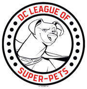 Men's DC League of Super-Pets Krypto Circle Badge  Adult T-Shirt