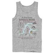 Men's Jungle Cruise Excursion Map  Adult Tank Top