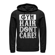 Women's CHIN UP Gym Hair Don't Care  Adult Pull Over Hoodie