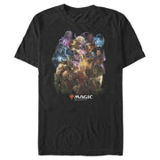 Men's Magic: The Gathering Character Collage  Adult T-Shirt