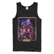 Men's Marvel Avengers: Infinity War Character Frame  Adult Tank Top