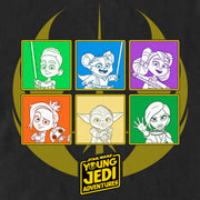 Men's Star Wars: Young Jedi Adventures Character Boxes  Adult T-Shirt