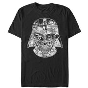 Men's Star Wars Darth Vader Scenes  Adult T-Shirt