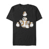 Men's Star Wars The Last Jedi BB-8 Porg Party  Adult T-Shirt