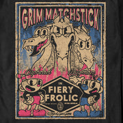 Men's Cuphead Grim Matchstick in Fiery Frolic Poster  Adult T-Shirt