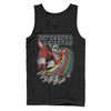 Men's Voltron: Defender of the Universe Retro Rainbow Lions  Adult Tank Top