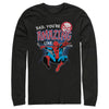 Men's Marvel Dad You're Amazing Like Spider-Man  Adult Long Sleeve Shirt