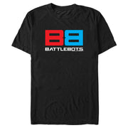 Men's Battlebots Red and Blue Logo  Adult T-Shirt