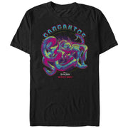 Men's Marvel Doctor Strange in the Multiverse of Madness Neon Gargantos  Adult T-Shirt