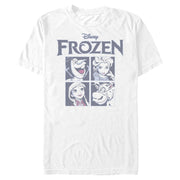 Men's Frozen Character Squares  Adult T-Shirt