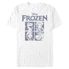 Men's Frozen Character Squares  Adult T-Shirt