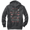 Men's Lost Gods Distressed Tribal Arrows  Adult Pull Over Hoodie