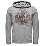 Men's Aladdin Jafar Cobra Circle  Adult Pull Over Hoodie