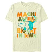 Men's Luca Machiavelli Big Cat in Town  Adult T-Shirt