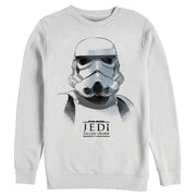 Men's Star Wars Jedi: Fallen Order Stormtrooper Portrait  Adult Sweatshirt